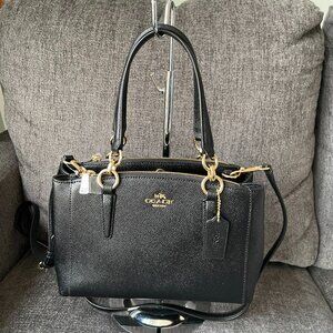 Coach Mini Christie Carryall in Crossgrain Leather F57523 NWT